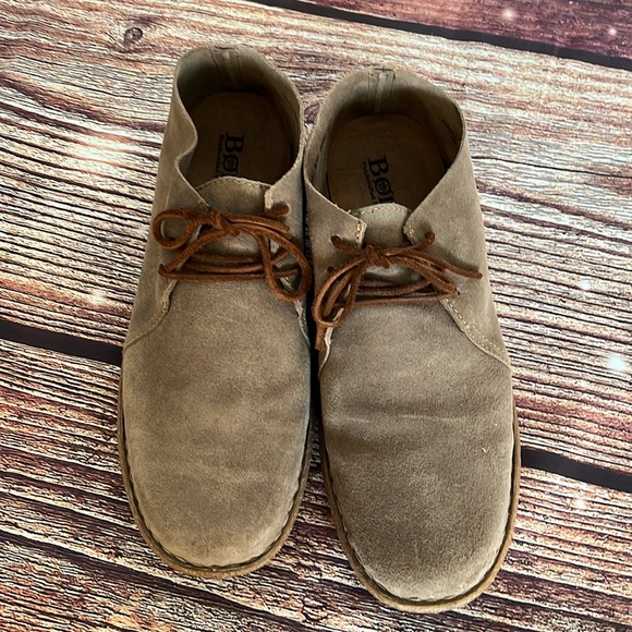 Men's Born Suede Lace Up Loafers  11.5/44.5 - Picture 1 of 6